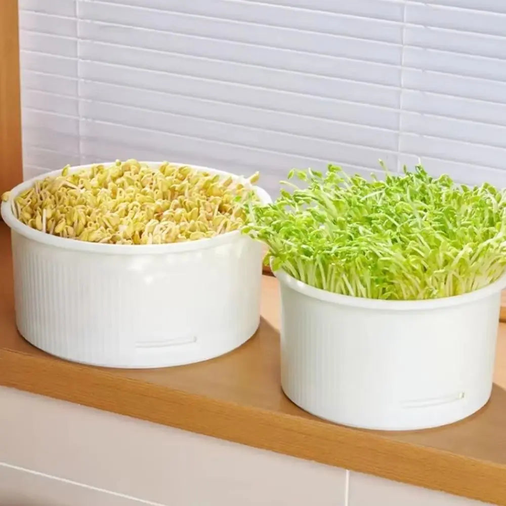 Stackable Bean Sprout Nursery Pots – Hydroponic Growing Kit