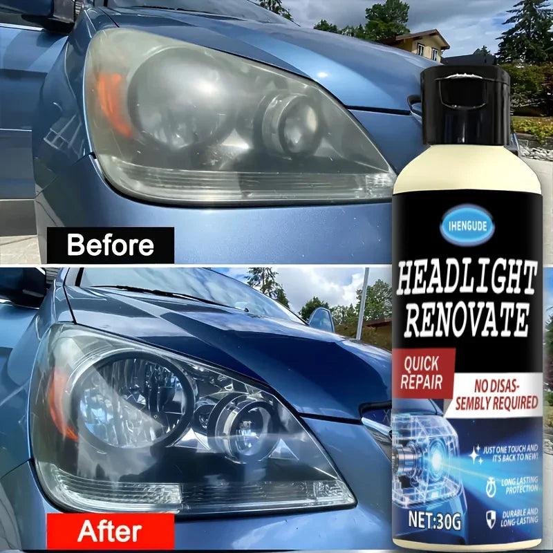 Headlight Restoration Kit – Ceramic Coating, Removes Yellowing