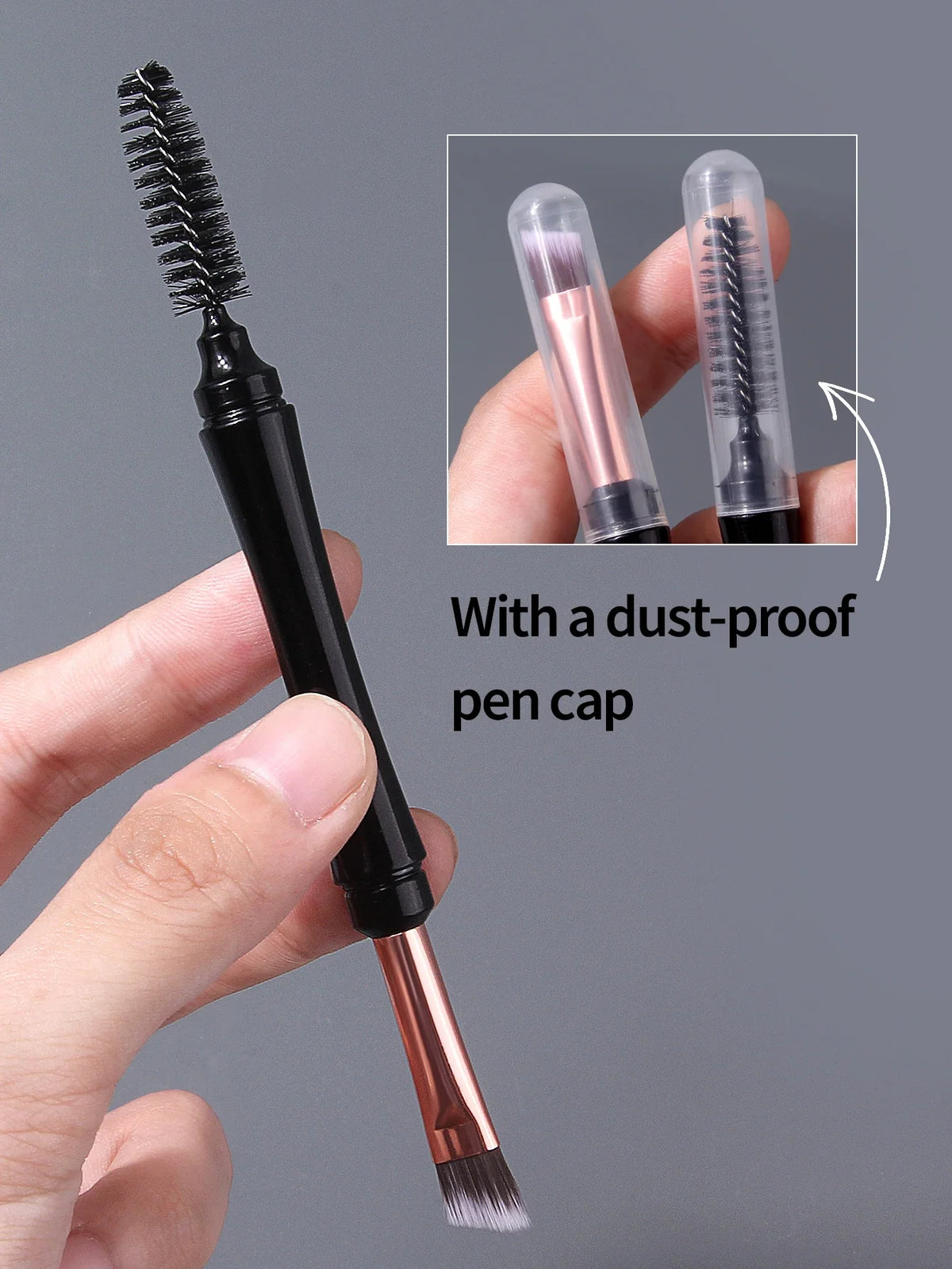 2PCS Concealer & Eyeliner Brush Set – Angled Brow & Liner
