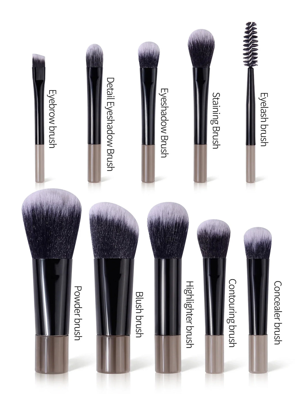 13-Piece Makeup Brush Set – Foundation, Eyeshadow & Blush