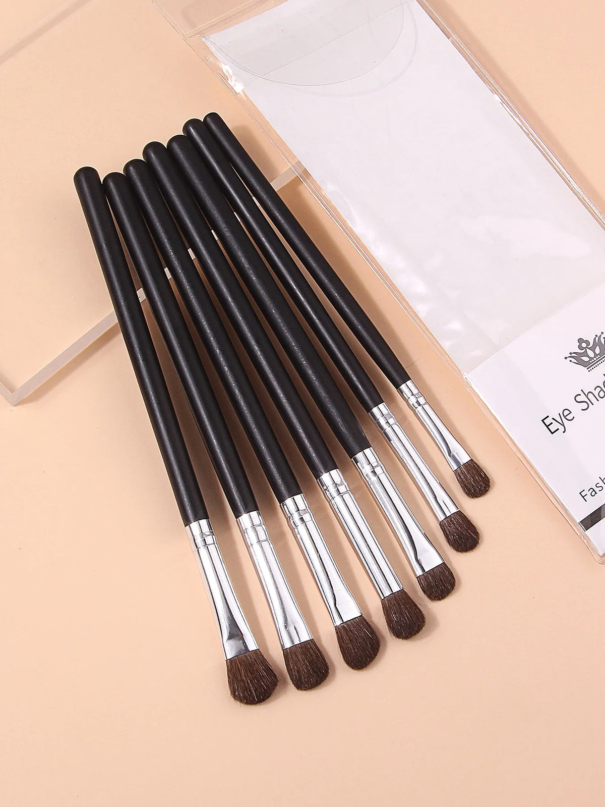 7-Piece Horse Hair Eyeshadow Brush Set – Blending & Shading