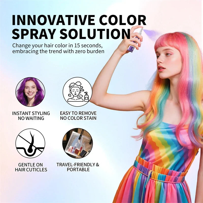 Sevich Temporary Hair Color Spray – Instant DIY Hair Dye 30ml