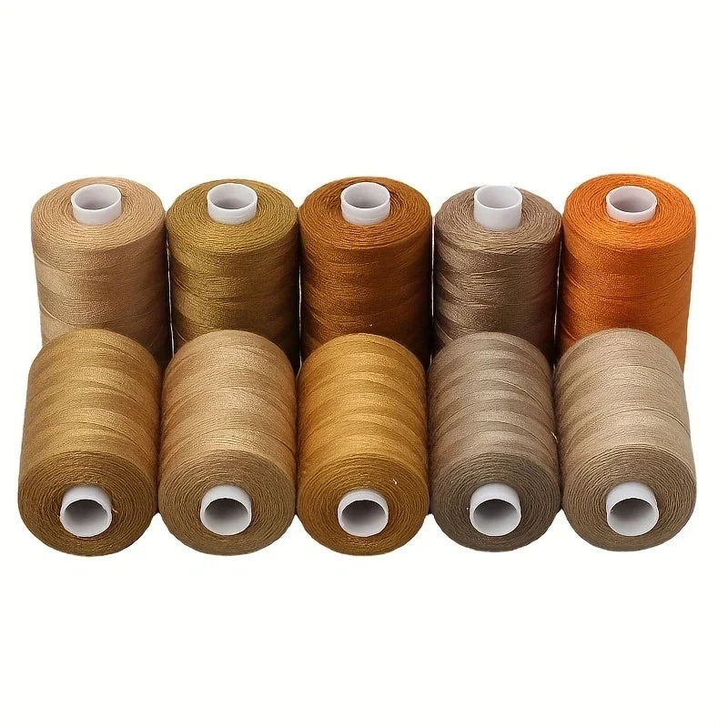 Brown Polyester Sewing Thread – Quilting, Embroidery & Overlock