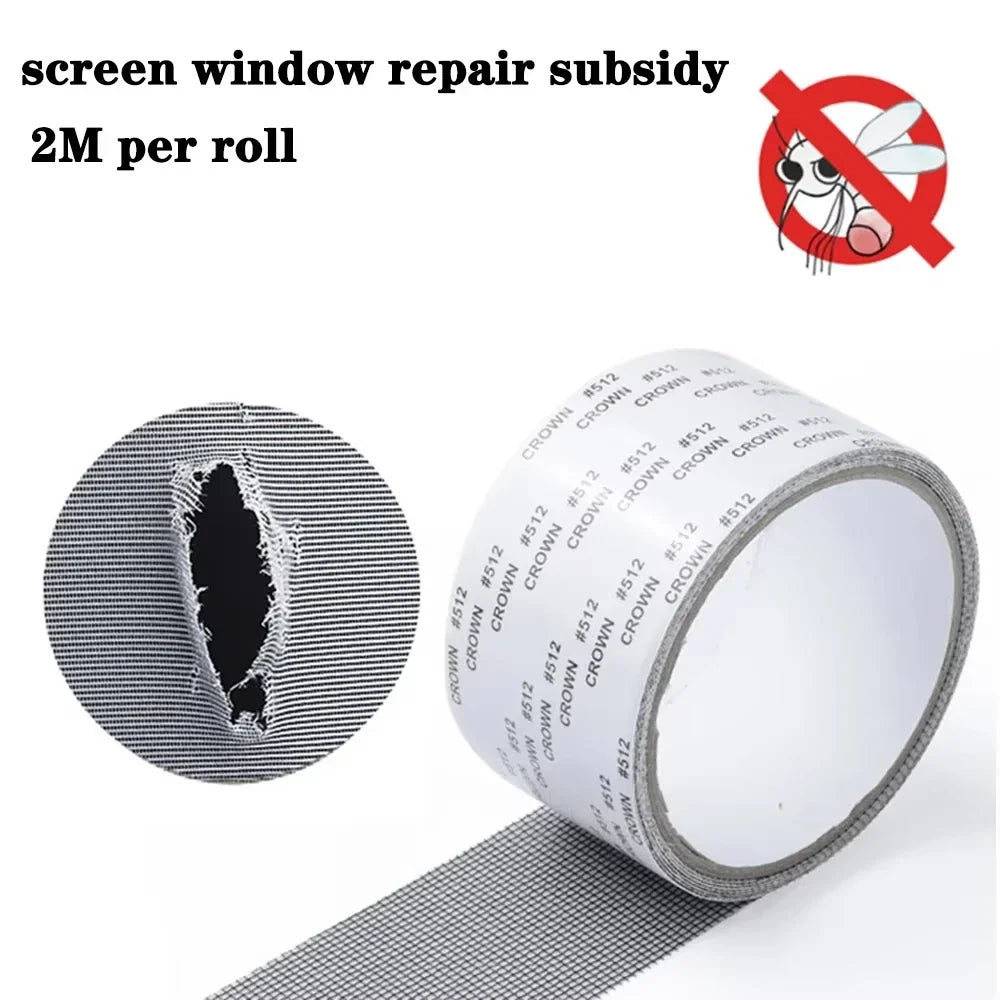 Waterproof Window Screen Repair Tape | Self-Adhesive Mesh Patch