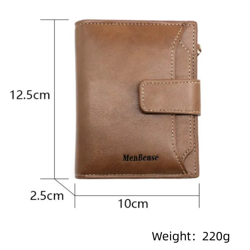 Vertical PU Leather Bifold Wallet Card Holder | Nixie