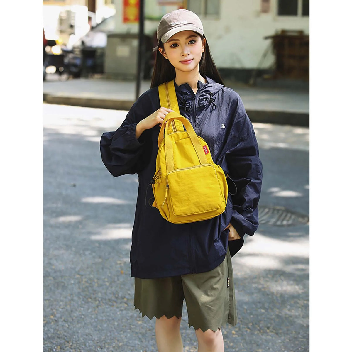 Japanese Lightweight Nylon Backpack – Travel & School Bag