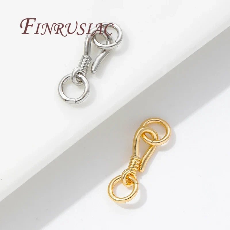 14K Gold Plated Necklace Clasp Connectors – DIY Jewelry Findings