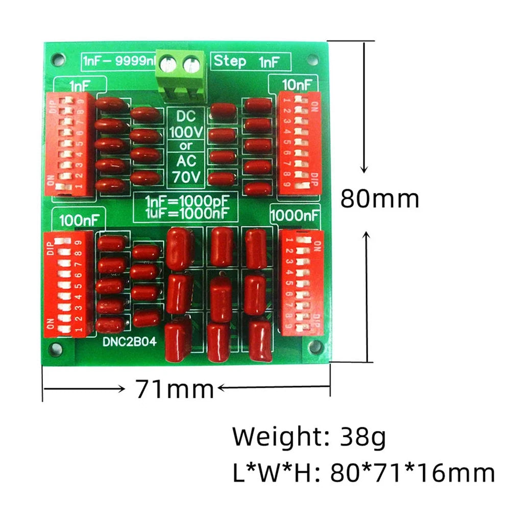 Programmable Capacitor Board 1nF–9999nF | HpLive Film Module
