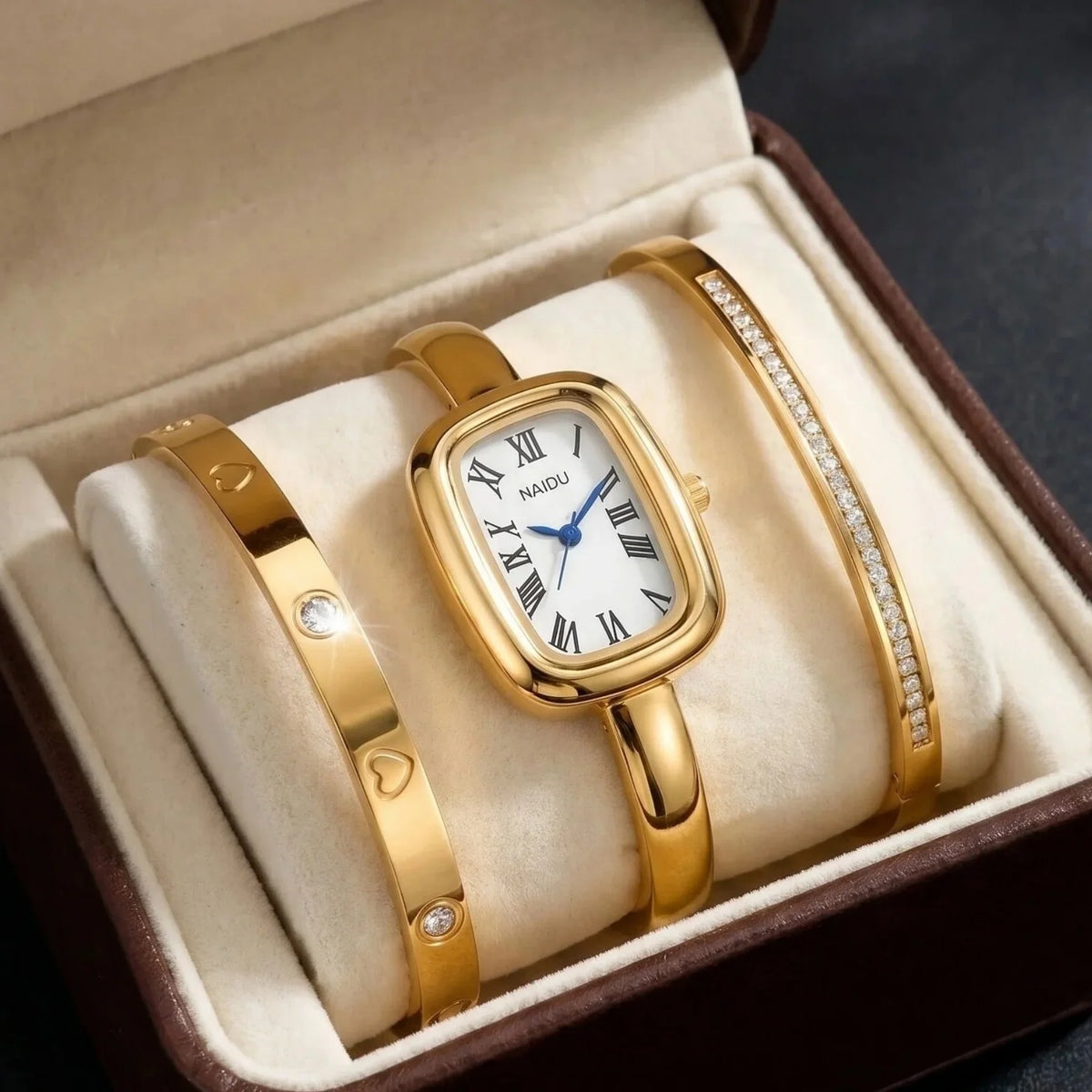 Women's Casual Roman Numeral Quartz Watch | Alloy Band