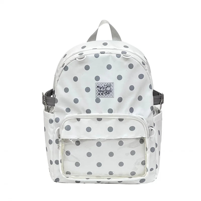 Cute Polka Dot Backpack for Girls – Lightweight School Bag