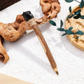 Handmade Natural Crystal Ballpoint Pen – Wooden Wand Writing Pen