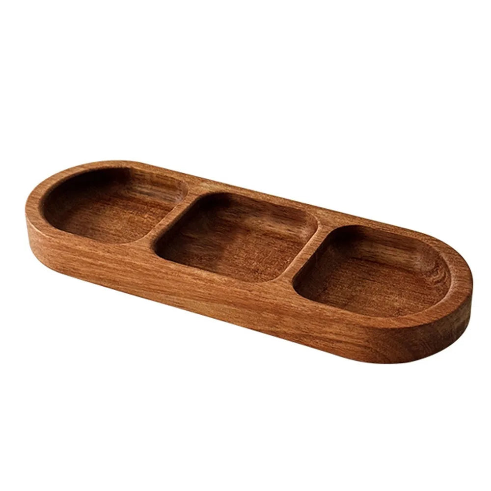 Wood Jewellery Display Tray – Round & Oval Pedestal Stand