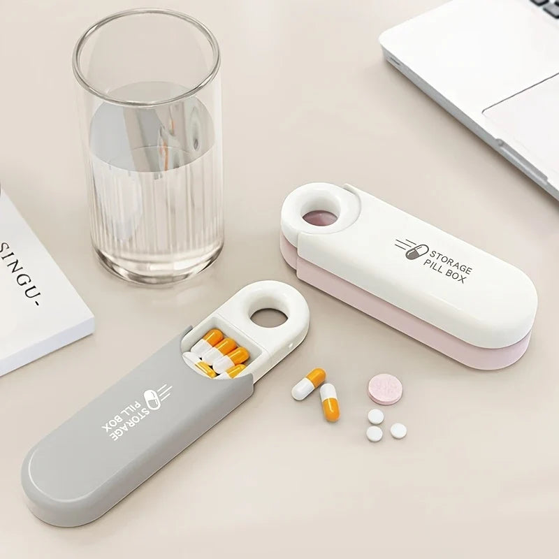 Portable Daily Pill Organizer – 3-Meal Supplement & Vitamin Case