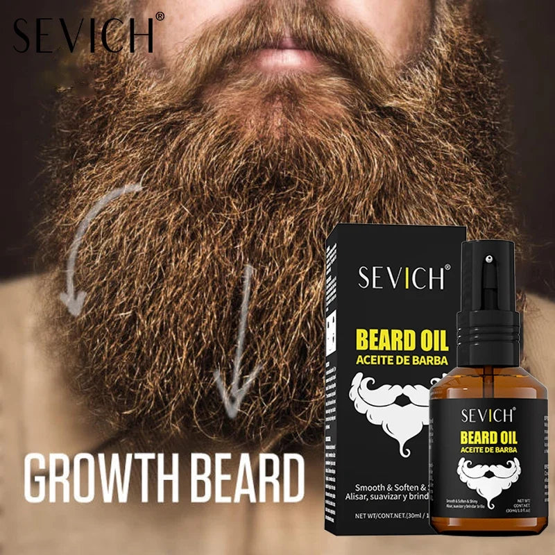 SEVICH Beard Styling Set – Growth Serum Oil & Filler Pen