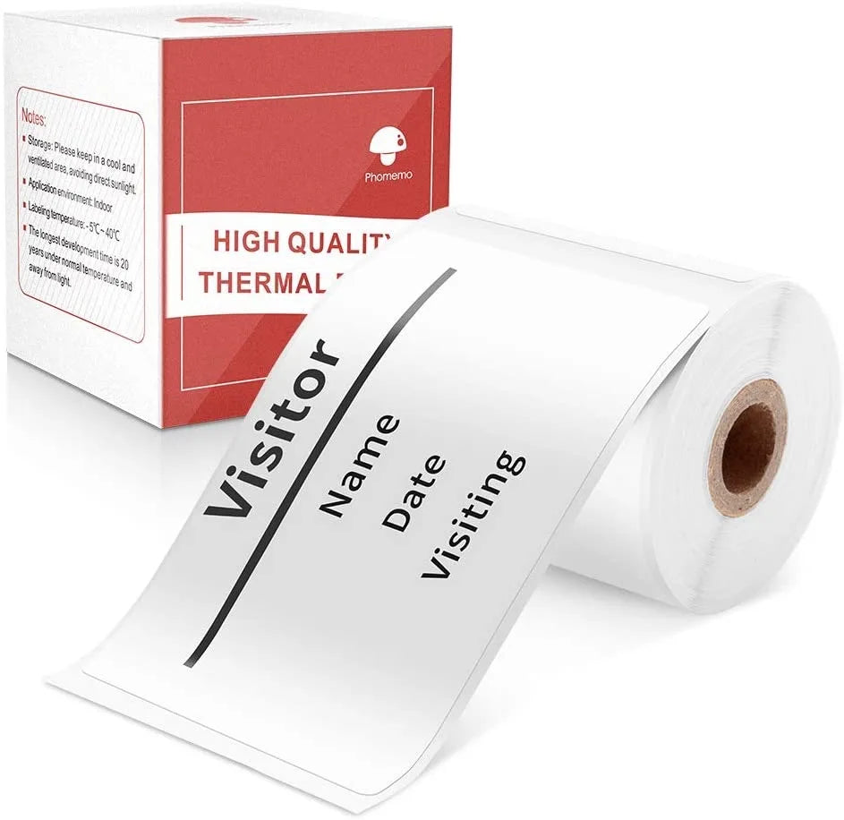 Phomemo M110/M200 Self-Adhesive Thermal Labels 20–50mm