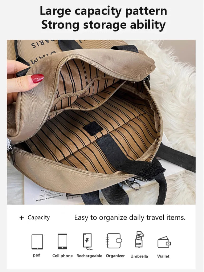 Women's Large Capacity Minimalist Backpack – Travel & Work Bag