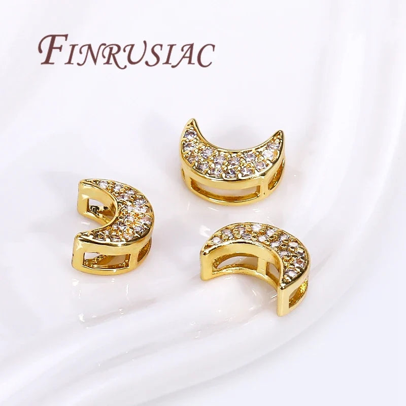Gold Plated Brass Spacer Beads – DIY Jewelry Findings 6mm×8mm