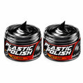 Car Plastic Trim Restorer Polish Paste – UV Shield 2-Pack