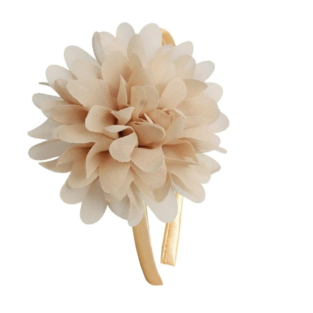 Big Flower Girls Headband – Multi-Layer Princess Hairband