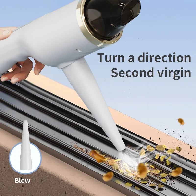 Portable Handheld Car & Home Vacuum – USB Powered, Bagless