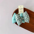 Floral Cotton Elastic Hair Bands for Toddlers – Baby Ponytail Ties