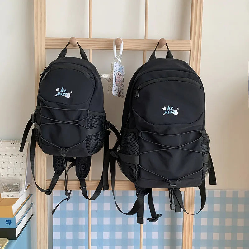 Korean-Style Lightweight Large Capacity Backpack for Women