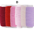 0.6mm Elastic Sewing Thread – 6 Colors, 20M Stretch Cord Pack