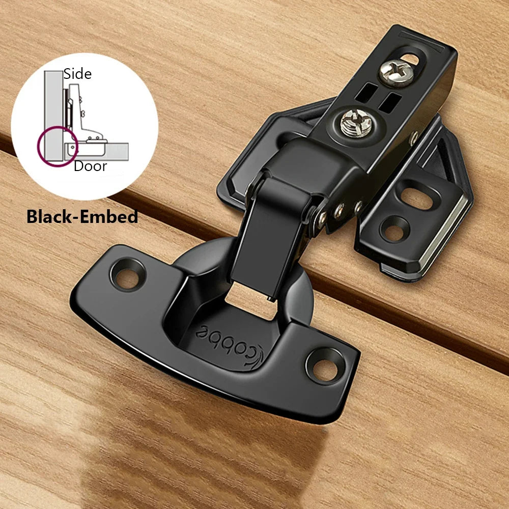 Soft Close Cabinet Hydraulic Hinges – Stainless Steel Damper