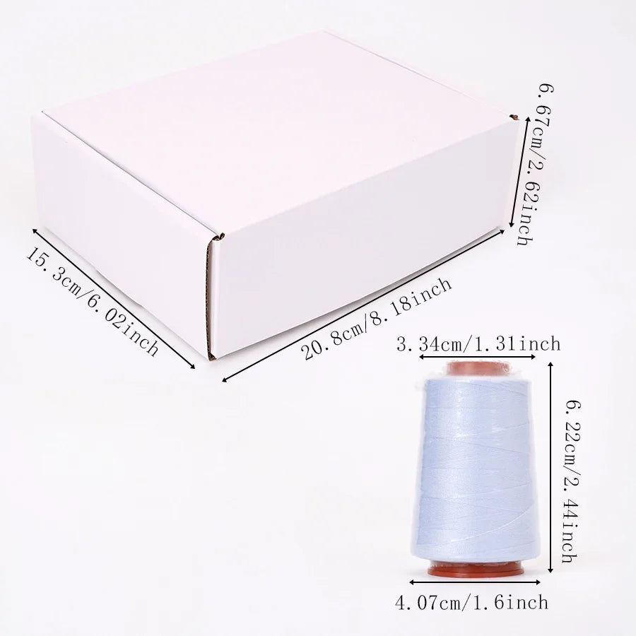 20-Color Polyester Sewing Thread Set – 800 Yds, 402 Cone