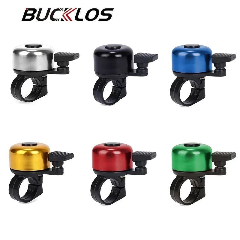 BUCKLOS Q-Shape Aluminum Bicycle Bell – Loud Clear Sound