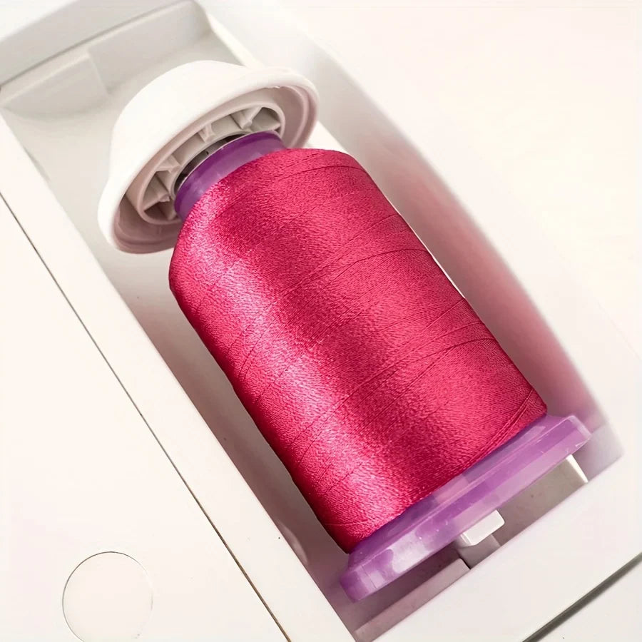 5-Spool Polyester Embroidery Thread Set – 1500 Yards Each