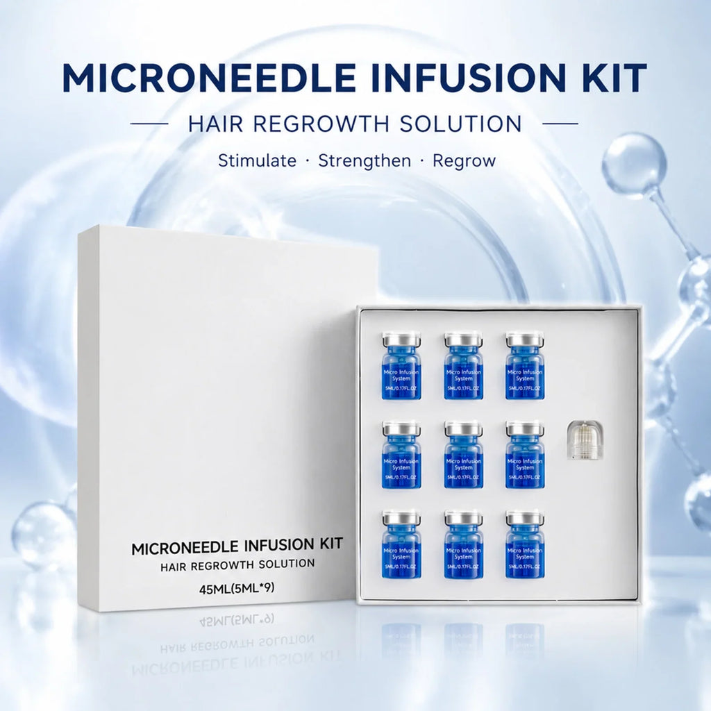 Microneedle Scalp Serum Kit – Nourishing Hair Care Set 45ml