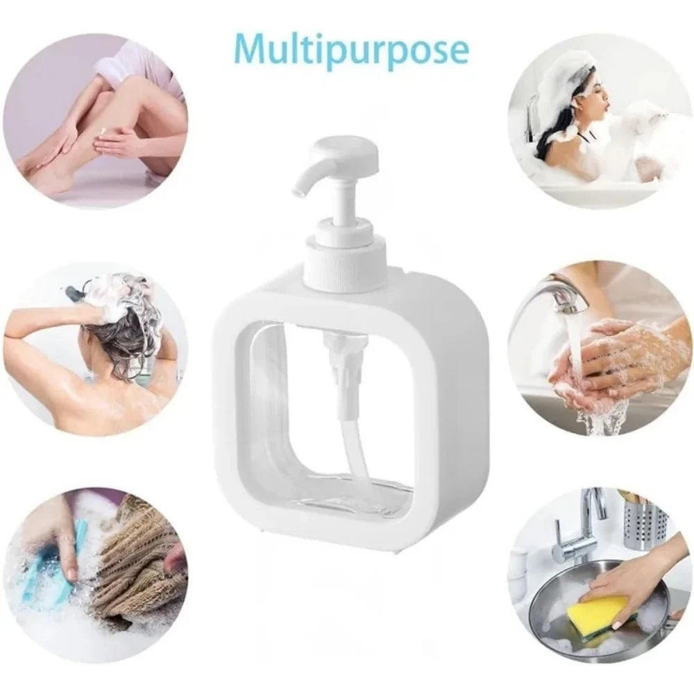 300/500mL Travel Press Pump Dispensing Bottle – Soap & Gel