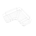 No-Drill Wall Mounted Stainless Steel Corner Shelf & Storage Rack