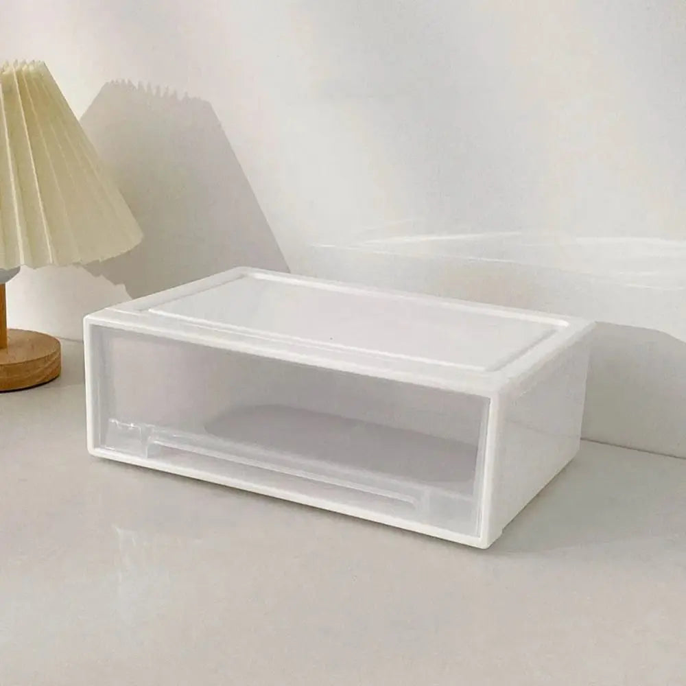 Stackable Plastic Drawer Storage Box – Visible Desktop Organizer