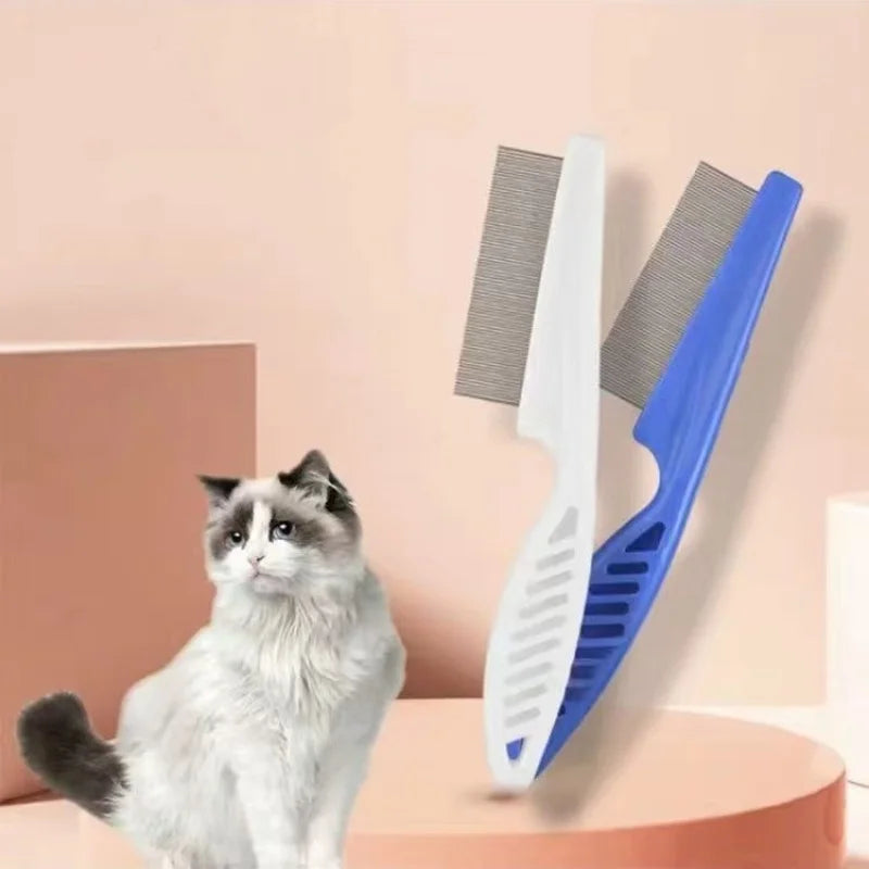 Stainless Steel Flea Comb for Dogs & Cats | Dense Teeth