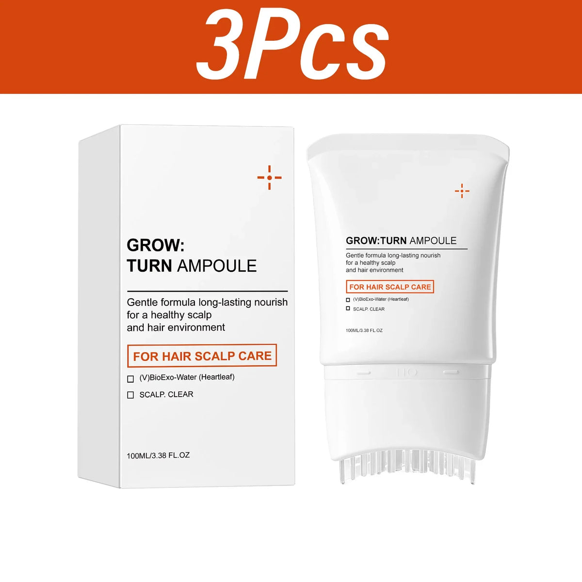 GROW:TURN Ampoule Scalp Serum – Nourishing Hair Root Treatment