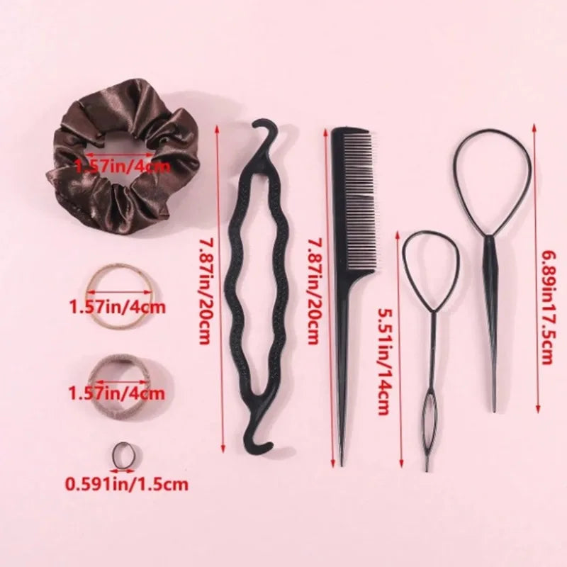 Nixie Simple Hair Tie Set – Women's Elastic Hair Bands