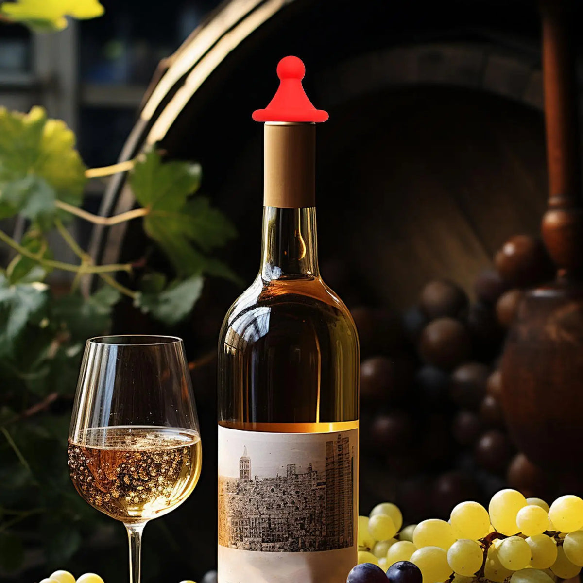 Silicone Wine Stopper – Airtight Champagne & Beer Bottle Cap