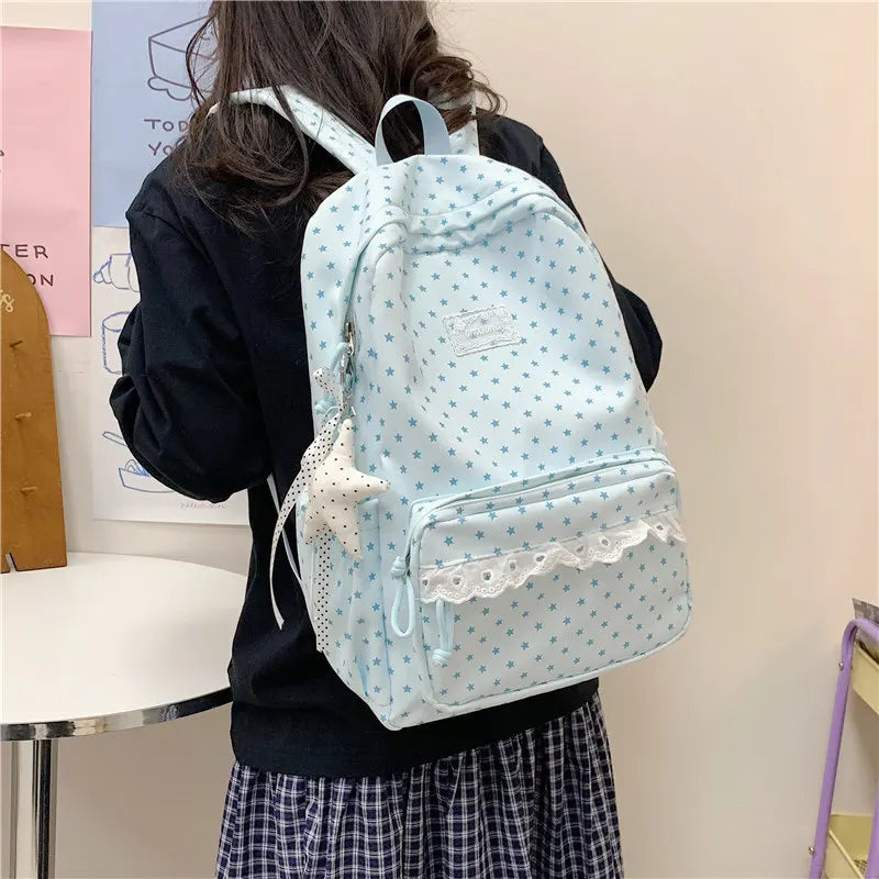 Korean Style Student Backpack – Cute & Stylish 20-35L
