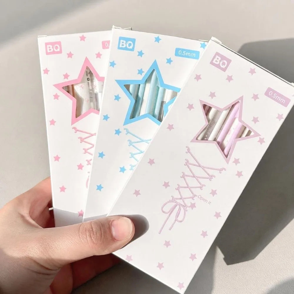 Sweet Ballet Gel Pens 4-Pack | 0.5mm Aesthetic Stationery Set