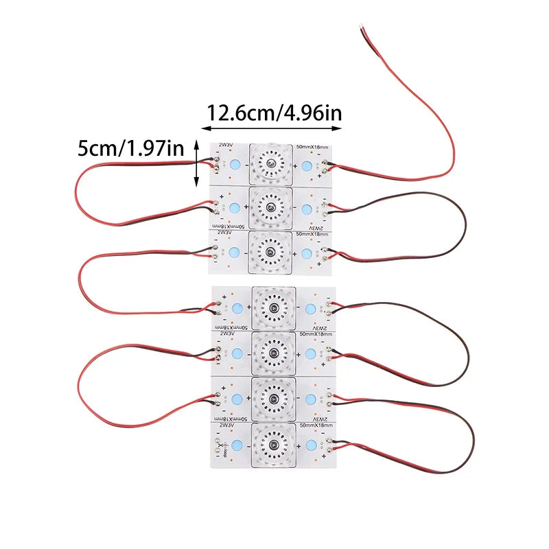 SMD LED Lamp Beads 3V 6V TV Backlight Strip Repair Kit 32–65"