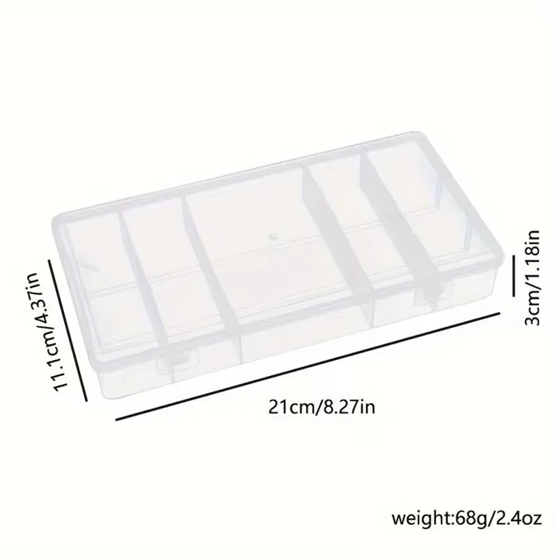 5-Grid Eyelash Storage Box | Lash Extension Organizer