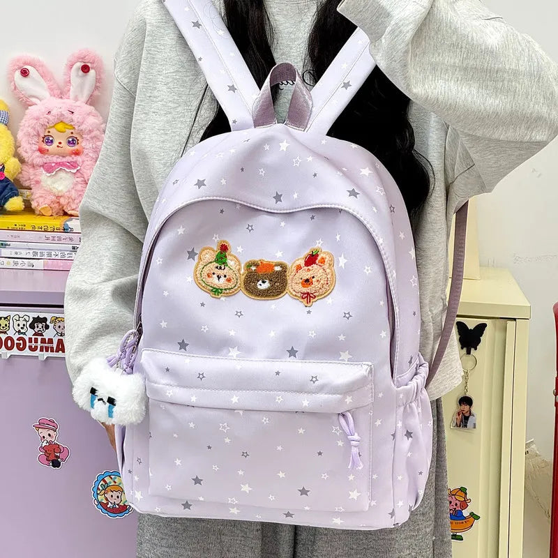 Korean Style Large Capacity Waterproof Backpack for Women
