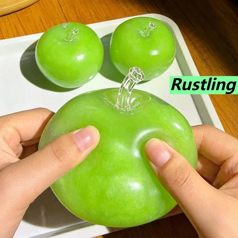 Green Apple Slushie Squishy Fidget Toy – Moldable ASMR Sensory