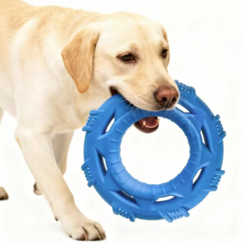 TPR Foam Dog Pull Ring Toy – Bite-Resistant Interactive Chew