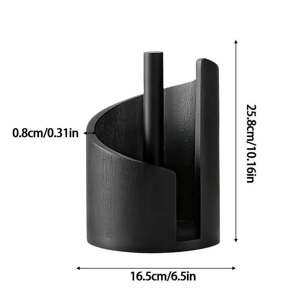 Wooden Paper Towel Holder & Napkin Dispenser Stand