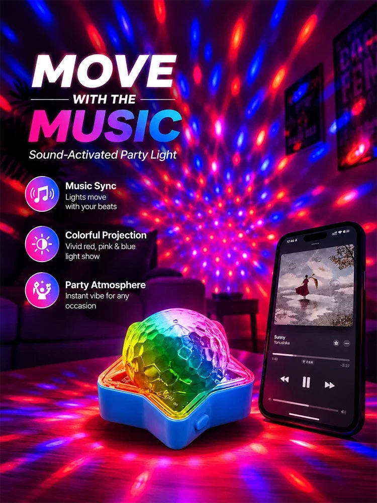 Wrist LED Party Light – RGB Disco Atmosphere Lamp