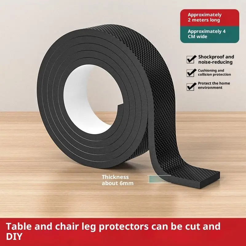 Non-Slip Self-Adhesive Rubber Furniture Pads – Floor Protectors