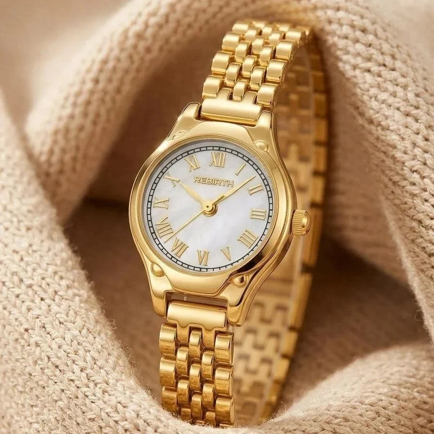 REBIRTH Women's Elegant Quartz Wristwatch – Classic Business Watch